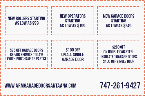 Arm Garage Door Printable Coupon